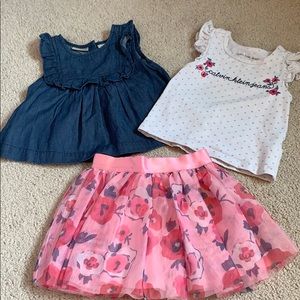 Calvin Klein toddler girl set.